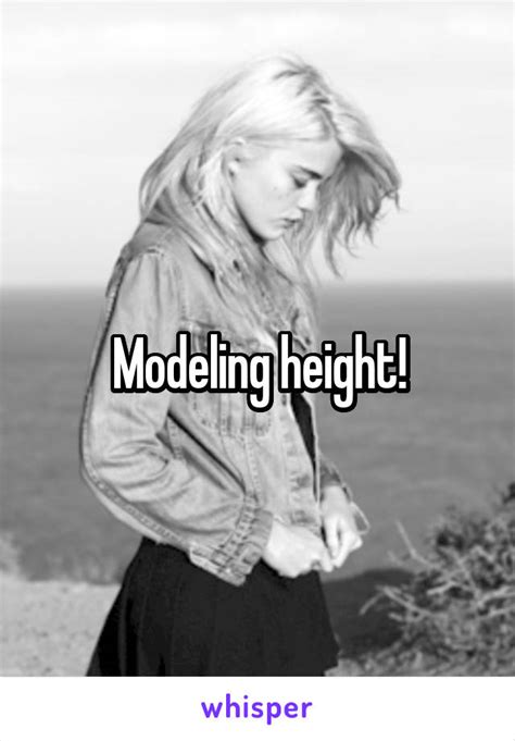  Revealing The Advantage of Height in the Modeling Industry 