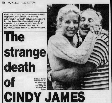 Tracing the Life Story of Cindy James 
