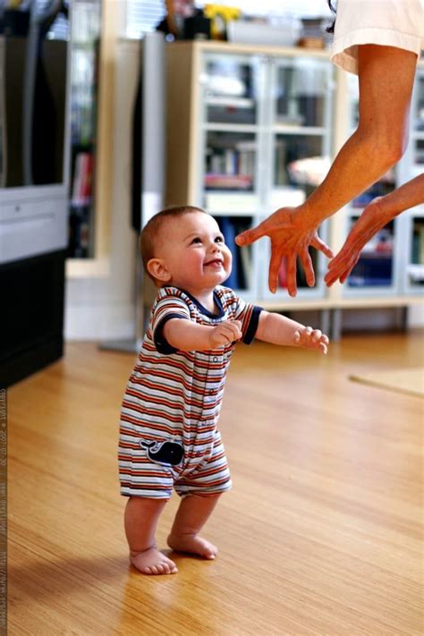 A Baby's First Steps: A Moment of Pure Delight and Awe