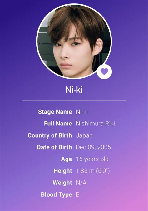 Age, Height, and Figure: Niki's Personal Traits