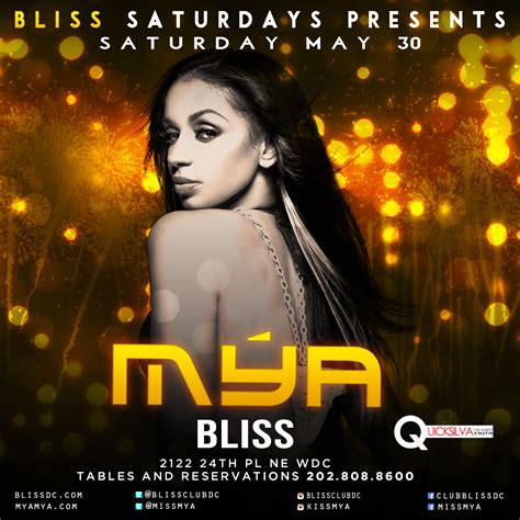 Biographical Overview of Mya Bliss