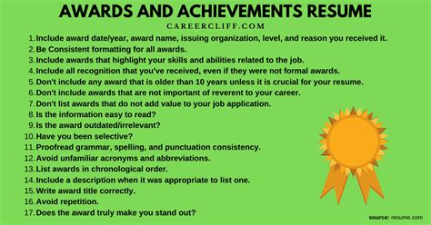 Career Achievements and Awards: