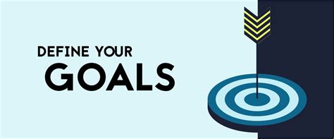 Clearly Define Your Goals and Objectives