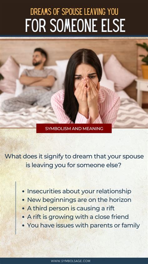 Common Symbols in Dreaming of Spouse Departure