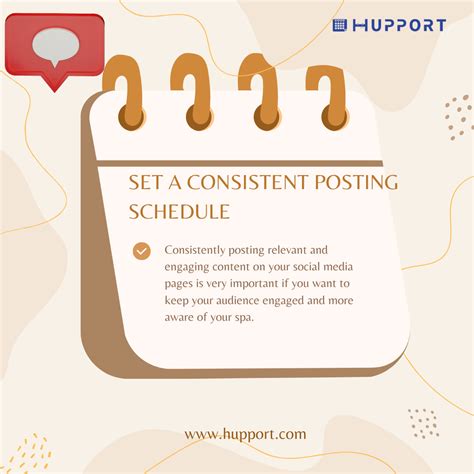 Consistency in Posting and Scheduling