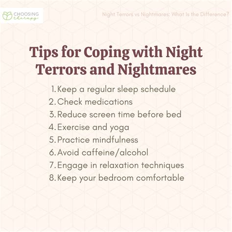 Coping Strategies: Managing Disturbing Nightmares