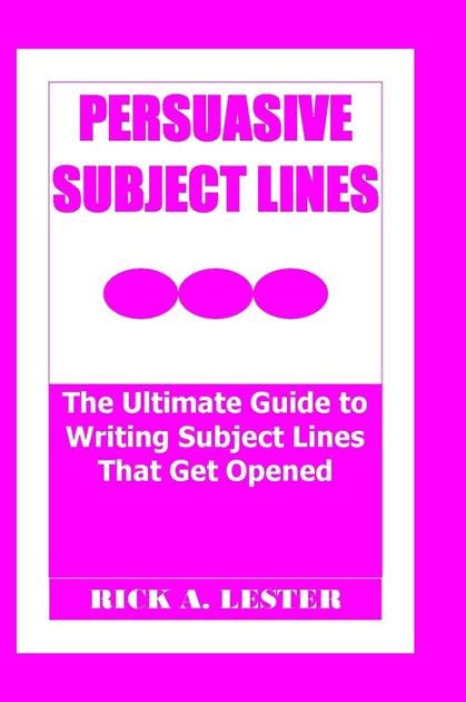 Crafting Persuasive Subject Lines