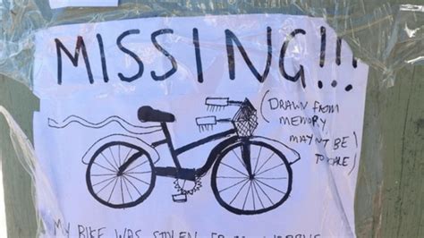 Decoding the message: How stolen bikes represent a loss of control