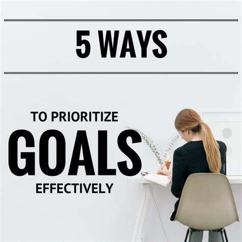 Define Your Priorities and Set Clear Goals