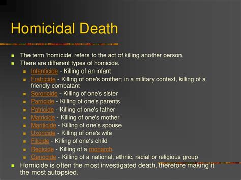 Different Kinds of Spousal Homicidal Fantasies