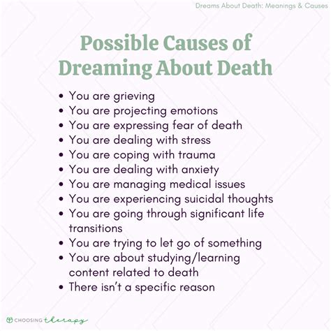 Dreaming About Death: An Unsettling Experience