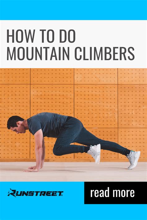 Dynamic Exercise for Core Stability and Endurance: Mountain Climbers