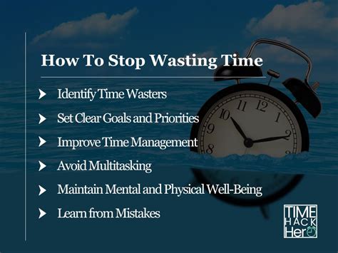 Eliminate Time-Wasting Activities