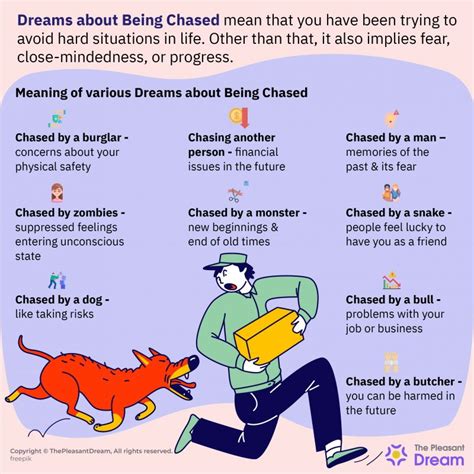 Exploring Different Manifestations of the Chased Dream: Unveiling the Various Scenarios