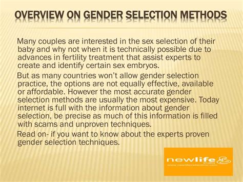 Exploring Ethical and Moral Considerations in Gender Selection Methods