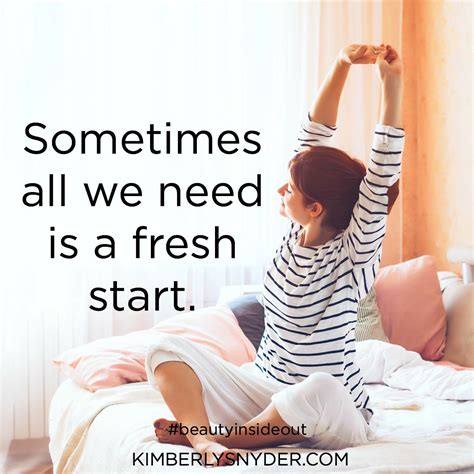 Exploring the Meaning of Fresh Starts