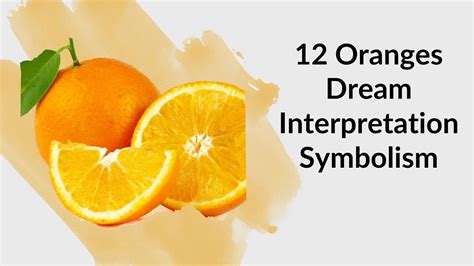 Exploring the Psychological Significance of Dreaming about Decomposing Oranges