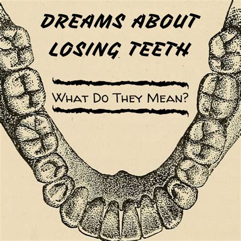 Exploring the Psychological and Emotional Aspects of Dreams Involving the Expulsion of Teeth

