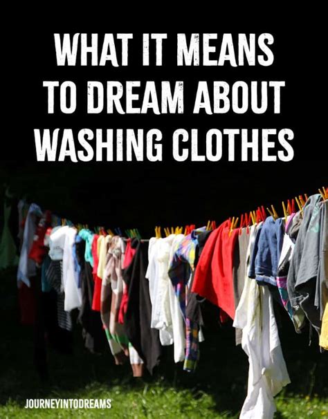 Exploring the Significance of Laundering Dreams