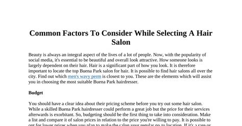 Factors to Consider When Selecting a Hair Piece
