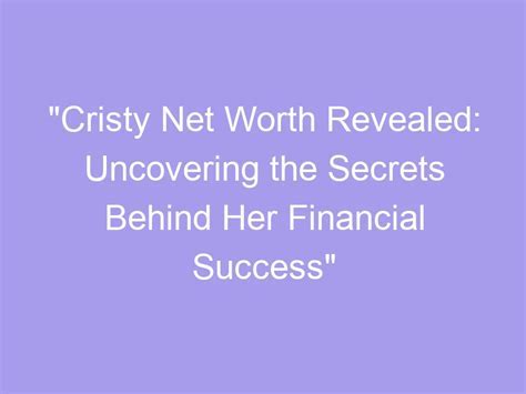 Financial Success: How Brandi Marie Achieved Prosperity