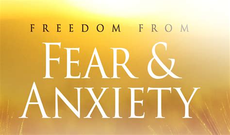 From Anxiety to Liberation: Discovering the Freedom within the Fear