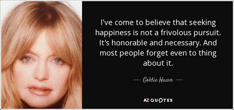 In Pursuit of Happiness: Goldie Hawn's Philanthropic Endeavors