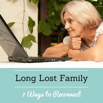 Lost and Found: Reconnecting with Long-Lost Relatives