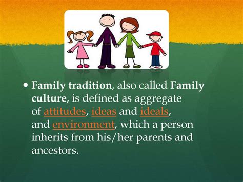 Maintaining Cultural and Family Traditions