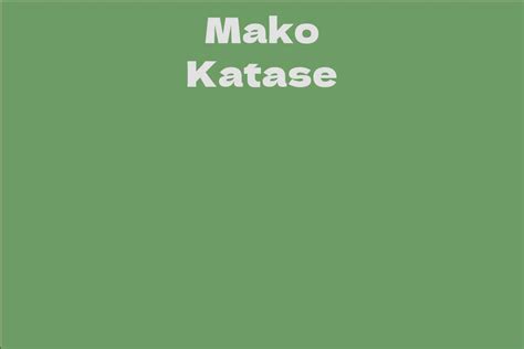 Mako Katase's Inspiring Influence on Fans: A Role Model for Many