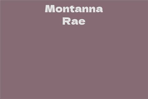 Montanna Rae's Financial Success and Wealth
