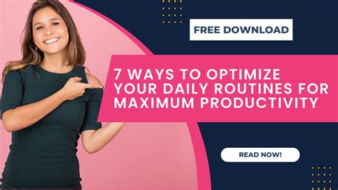 Optimize Your Daily Routine for Maximum Efficiency