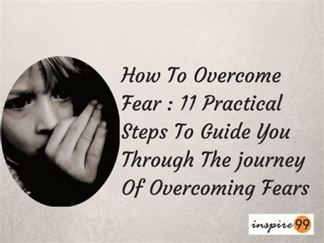 Overcoming the Fear: Practical Steps to Address the Root Causes
