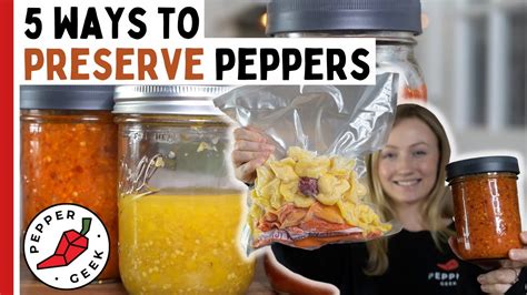 Preserving and Storing Red Pepper for Longevity