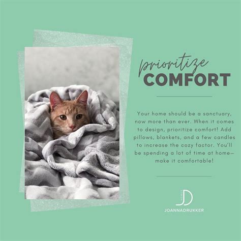 Prioritize Comfort