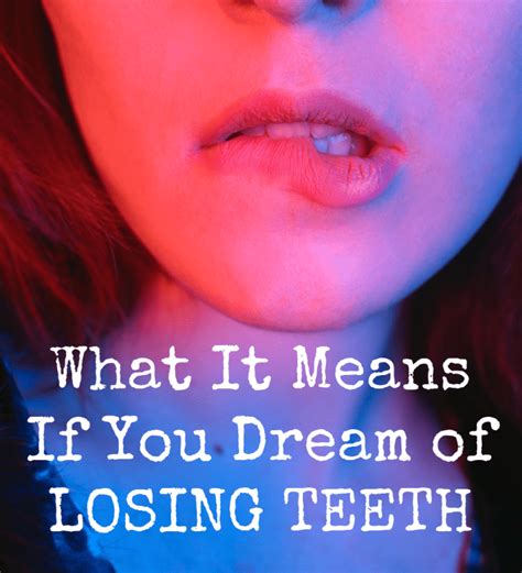 Psychological Insights into Dreams Involving Tooth Loss