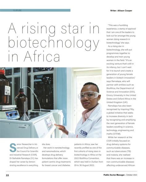 Rising Star in the Bio industry