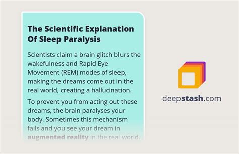 Scientific Explanations for Sleep Paralysis