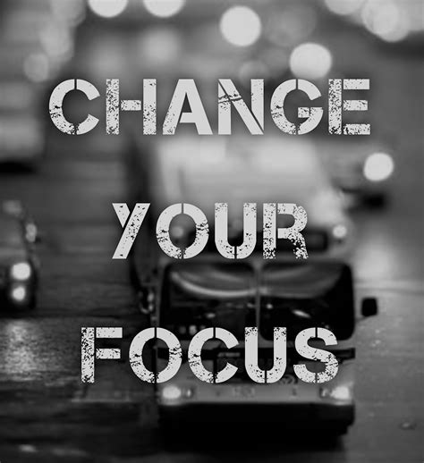Shifting Your Focus and Engaging in Self-Improvement