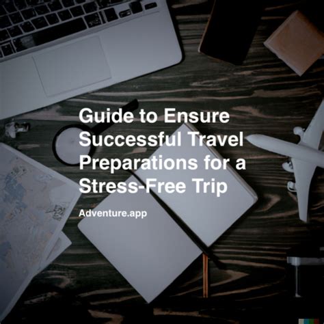 Step 2: Ensuring Smooth Travel Preparations for a Stress-Free Experience