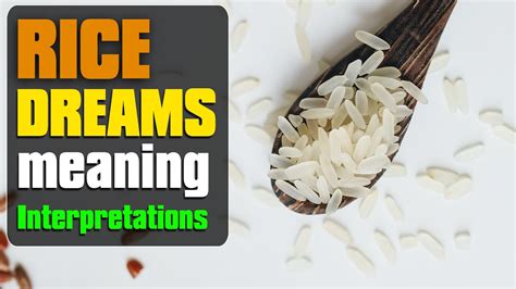 Symbolic Interpretations of White Rice in Dreams