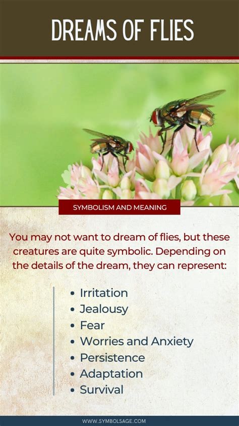 Symbolism of Flies in Dreams