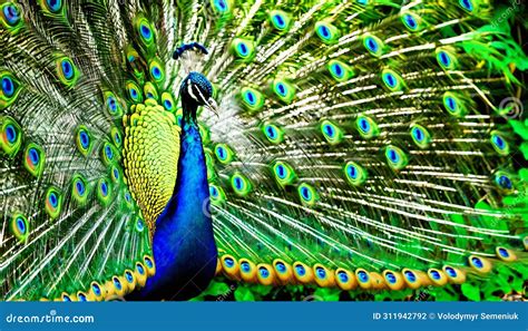 The Craft of Photography: Capturing the Exquisite Grandeur of a Peacock's Kaleidoscopic Plumage