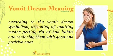 The Disturbing Symbolism Associated with Vomiting in Dreams