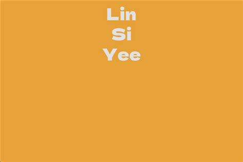 The Early Life and Career Journey of Lin Si Yee