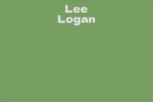 The Fortune Keeper: Lee Logan's Net Worth and Investments