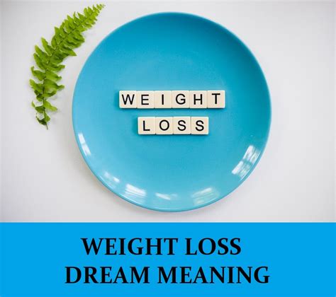 The Link between Dreams About Losing Weight and Personal Objectives