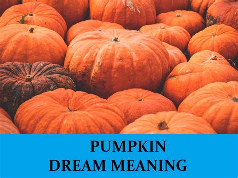 The Meaning of Pumpkins in Dreams