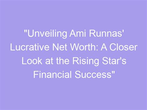 The Money Talk: Ami Mercury's Financial Success and Worth