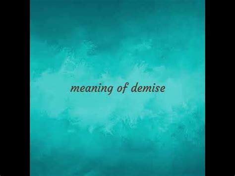 The Profound Symbolism of Demise in Oneiric Experiences